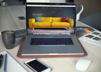 macbook-pro-on-the-desk-of-ecommerce